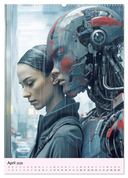 Produktbild: Sci-fi Welten - Fantasiebilder (Wandkalender 2026 DIN A2 hoch), CALVENDO Monatskalender