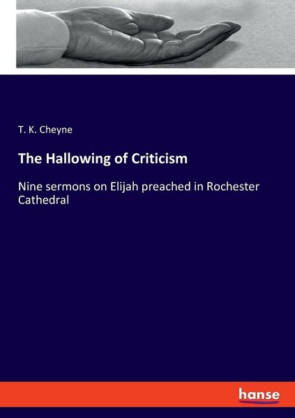Produktbild: The Hallowing of Criticism