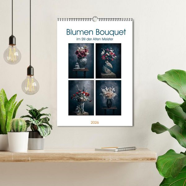 Produktbild: Blumen Bouquet (Wandkalender 2026 DIN A3 hoch), CALVENDO Monatskalender