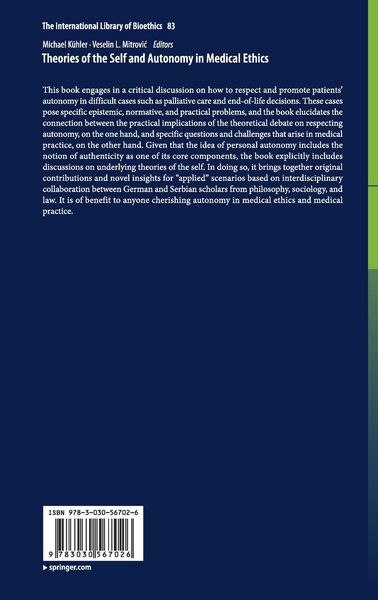 Produktbild: Theories of the Self and Autonomy in Medical Ethics