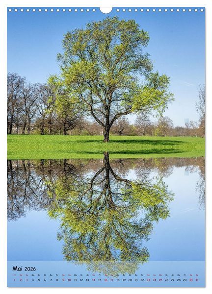 Produktbild: Spiegelb&auml;ume (Wandkalender 2026 DIN A3 hoch), CALVENDO Monatskalender