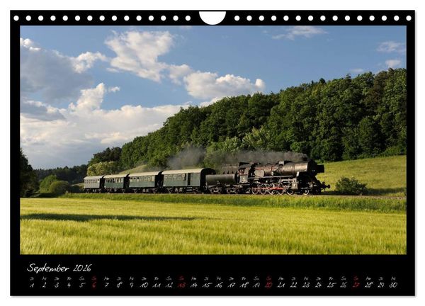 Produktbild: Faszination Dampflokomotive (Wandkalender 2026 DIN A4 quer), CALVENDO Monatskalender