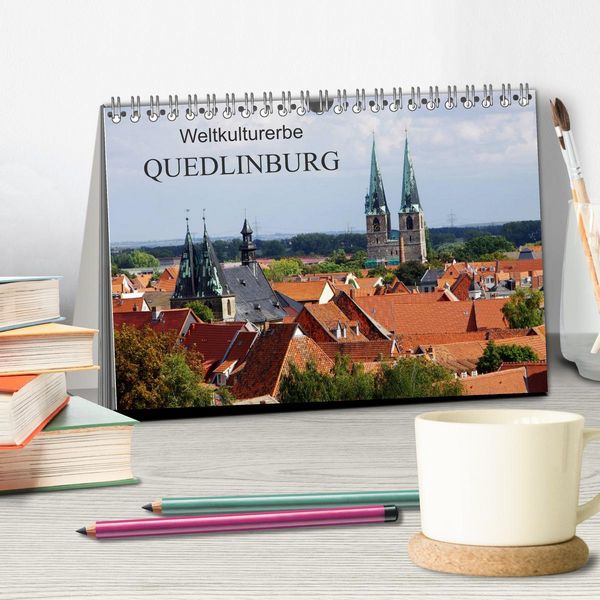 Produktbild: Weltkulturerbe Quedlinburg (Tischkalender 2026 DIN A5 quer), CALVENDO Monatskalender