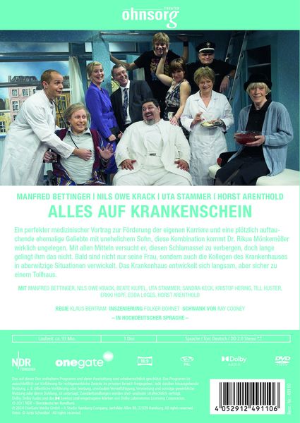 Produktbild: Ohnsorg-Theater Heute: Alles auf Krankenschein