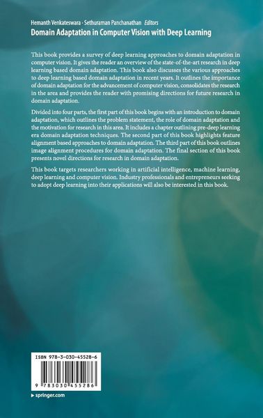 Produktbild: Domain Adaptation in Computer Vision with Deep Learning