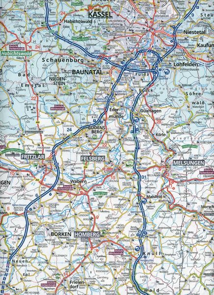 Produktbild: ADAC Regionalkarte Blatt 8 Harz 1:150 000