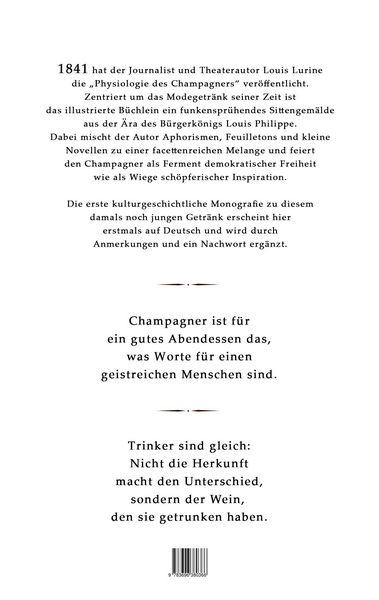 Produktbild: Physiologie des Champagners