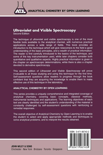 Produktbild: Ultraviolet and Visible Spectroscopy
