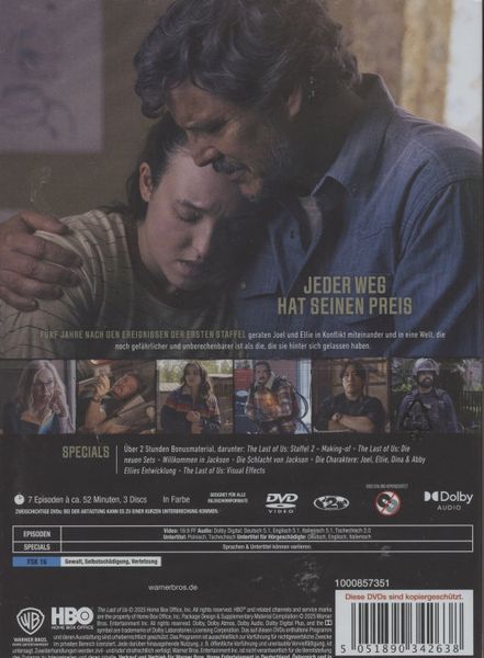 Produktbild: The Last of Us: Staffel 2 [3 DVDs]