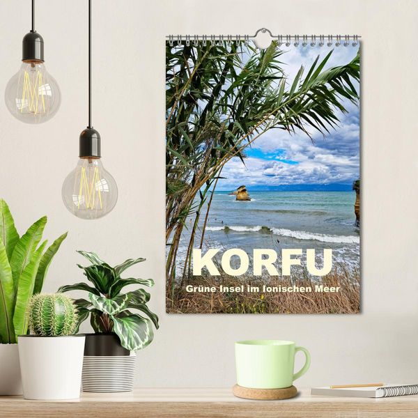 Produktbild: Korfu Gr&uuml;ne Insel im Ionischen Meer (Wandkalender 2026 DIN A4 hoch), CALVENDO Monatskalender
