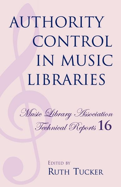 Produktbild: Authority Control in Music Libraries