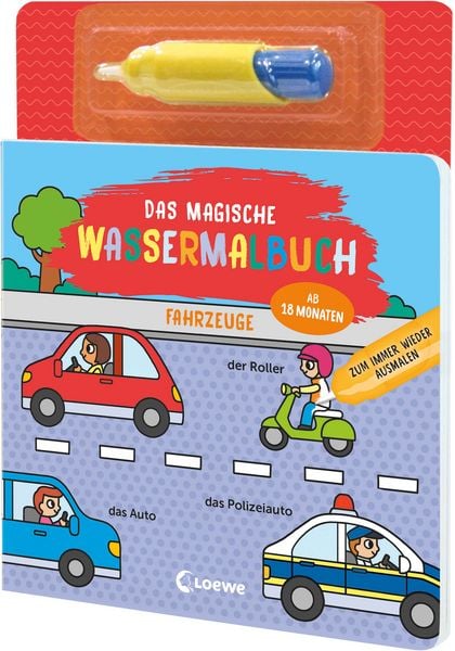 Produktbild: Das magische Wassermalbuch - Fahrzeuge