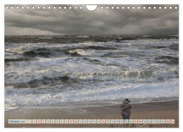 Produktbild: Strand-Einsamkeit. Ein Sylter Winter (Wandkalender 2027 DIN A4 quer), CALVENDO Monatskalender
