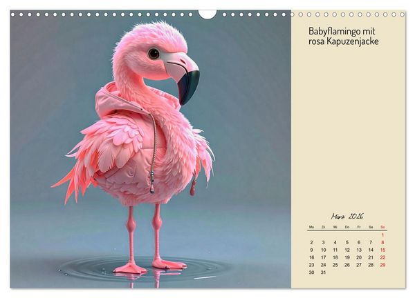 Produktbild: Vogelwelt, lustig, bunt und verspielt (Wandkalender 2026 DIN A3 quer), CALVENDO Monatskalender