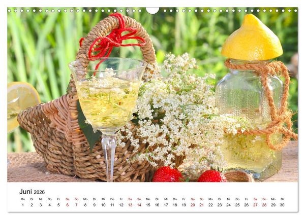 Produktbild: Weinkalender (Wandkalender 2026 DIN A3 quer), CALVENDO Monatskalender