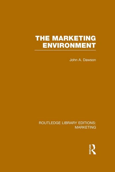 Produktbild: The Marketing Environment (RLE Marketing)