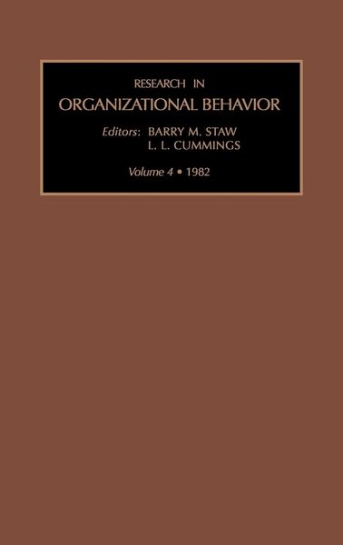 Produktbild: Research in Organizational Behavior
