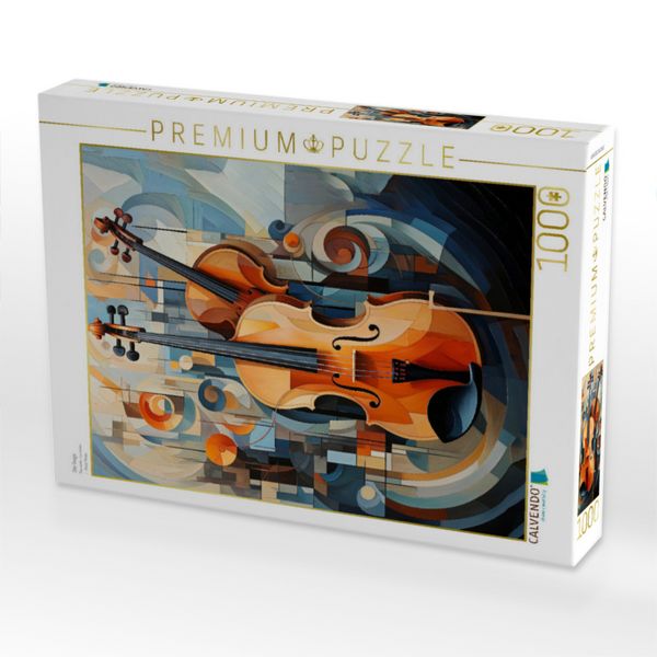 Produktbild: CALVENDO Puzzle Die Geige | 1000 Teile Lege-Gr&ouml;&szlig;e 64x48cm Foto-Puzzle f&uuml;r gl&uuml;ckliche Stunden
