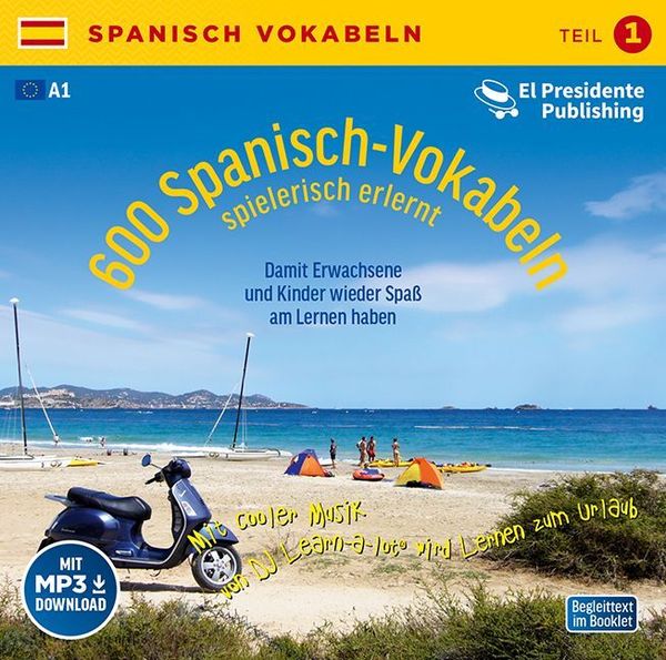 Produktbild: 600 Spanisch-Vokabeln spielerisch erlernt. Grundwortschatz 1. CD