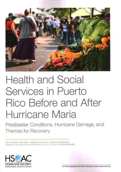Produktbild: Health and Social Services in Puerto Rico Before and After Hurricane Maria