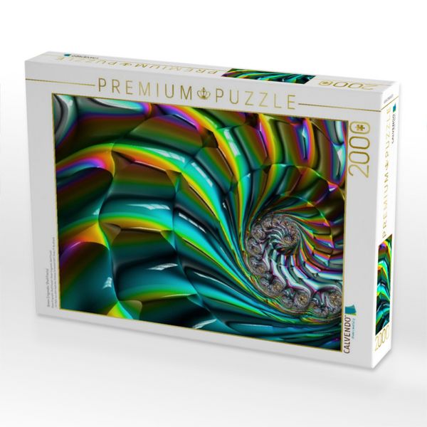 Produktbild: Green Enigmatic Shell Fractal (Puzzle)