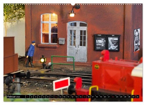 Produktbild: Kleine Bahnwelt in Spur 1 (hochwertiger Premium Wandkalender 2026 DIN A2 quer), Kunstdruck in Hochglanz