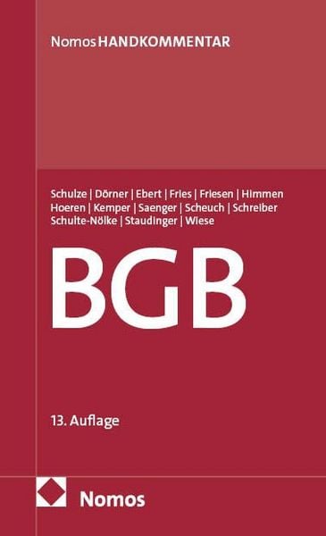 Produktbild: B&uuml;rgerliches Gesetzbuch