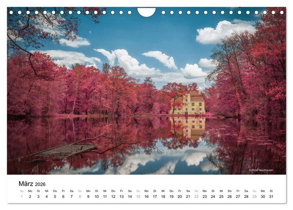 Produktbild: Die Lausitz durch den Infrarotfilter (Wandkalender 2026 DIN A4 quer), CALVENDO Monatskalender