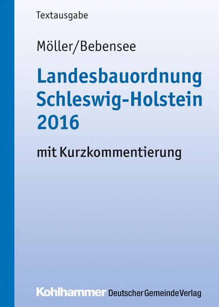 Produktbild: Landesbauordnung Schleswig-Holstein 2016