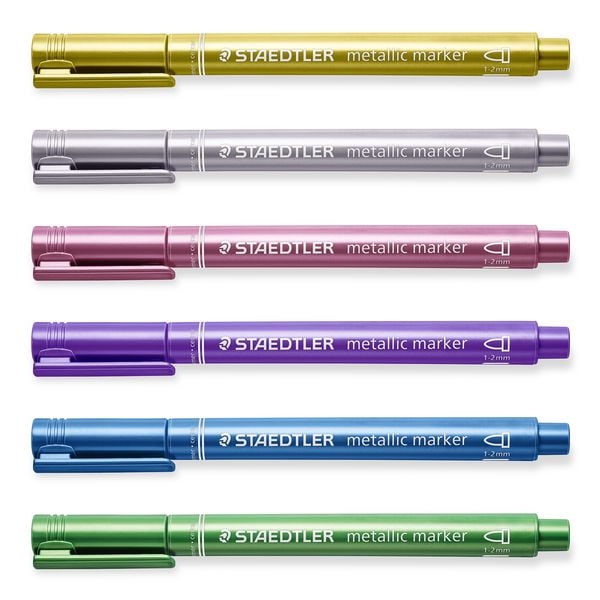 Produktbild: STAEDTLER 8323 Metallic pen, Etui mit 10 sortierten Farben, 8323 TB10