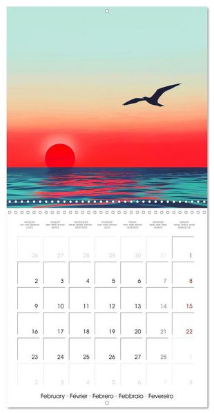 Produktbild: Minimalist Travel (Wall Calendar 2026 12 &times; 12 Inch) CALVENDO 12 Month Wall Calendar