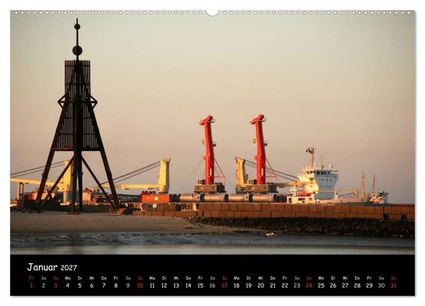 Produktbild: An der Nordseek&uuml;ste... (hochwertiger Premium Wandkalender 2027 DIN A2 quer), Kunstdruck in Hochglanz