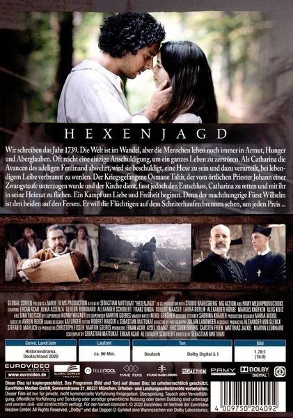 Produktbild: Hexenjagd - Ein Kampf um Liebe und Freiheit