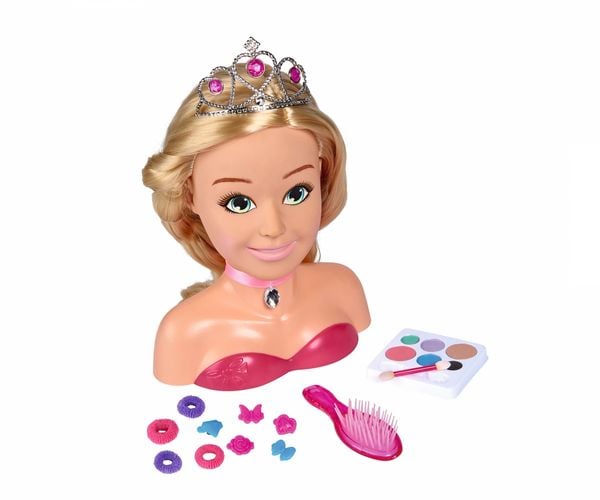 Produktbild: Simba 105560177 - Steffi Love, Girls Prinzessin Schmink-& Frisierkopf