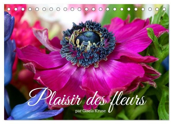Produktbild: Plaisir des fleurs (Calendrier de bureau 2026 DIN A5 vertical), CALVENDO calendrier mensuel