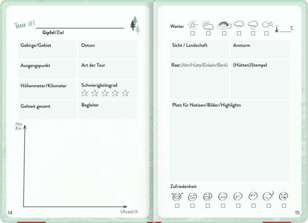 Produktbild: Wandertagebuch