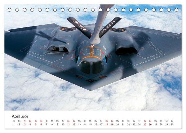 Produktbild: Kampfjets - D&uuml;senj&auml;ger-Kalender (Tischkalender 2026 DIN A5 quer), CALVENDO Monatskalender