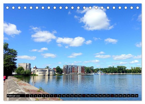 Produktbild: Kaliningrad - Das russische K&ouml;nigsberg (Tischkalender 2026 DIN A5 quer), CALVENDO Monatskalender
