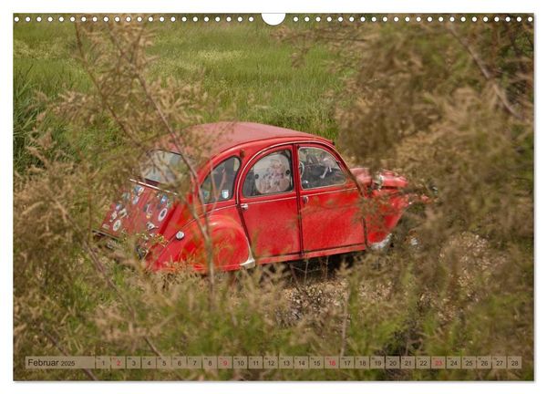 Produktbild: Citro&euml;n 2CV - Ente rot (Wandkalender 2025 DIN A3 quer), CALVENDO Monatskalender