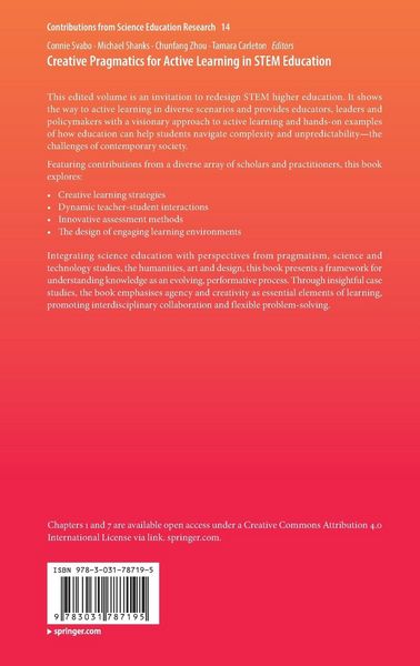 Produktbild: Creative Pragmatics for Active Learning in STEM Education