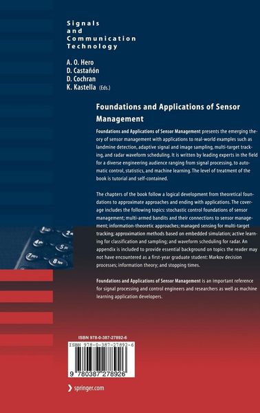 Produktbild: Foundations and Applications of Sensor Management