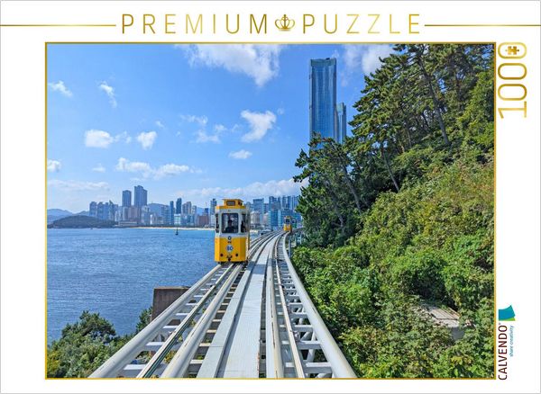 Produktbild: CALVENDO Puzzle Sky Capsule in Busan | 1000 Teile Lege-Gr&ouml;&szlig;e 64x48cm Foto-Puzzle f&uuml;r gl&uuml;ckliche Stunden