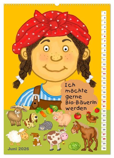 Produktbild: Mein Wunschberuf (Wandkalender 2026 DIN A2 hoch), CALVENDO Monatskalender