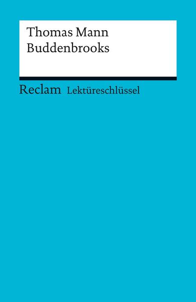 Produktbild: Thomas Mann: Buddenbrooks