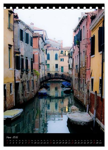 Produktbild: 2026 Ein anderer Blick auf Venedig (Tischkalender 2026 DIN A5 hoch), CALVENDO Monatskalender