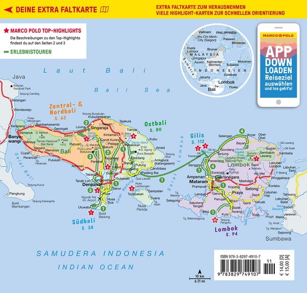 Produktbild: MARCO POLO Reisef&uuml;hrer Bali, Lombok, Gilis