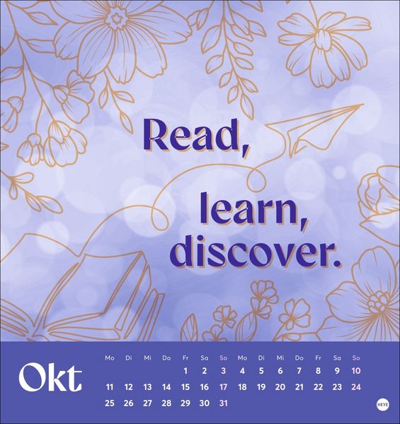 Produktbild: Book Lover Postkartenkalender 2027 - Postkarten f&uuml;r Buchverliebte
