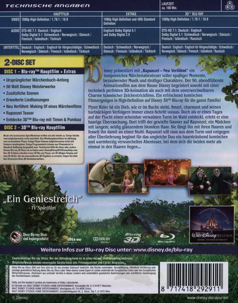 Rapunzel - Neu verföhnt (+ Blu-ray)