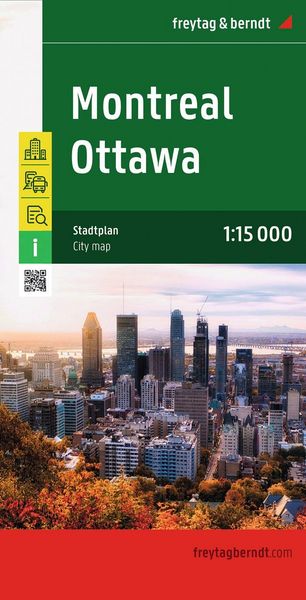 Produktbild: freytag & berndt Stadtplan Ottawa - Montreal 1:15.000