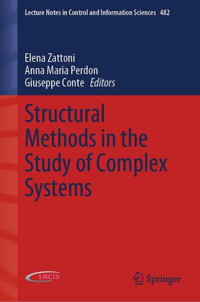 Produktbild: Structural Methods in the Study of Complex Systems